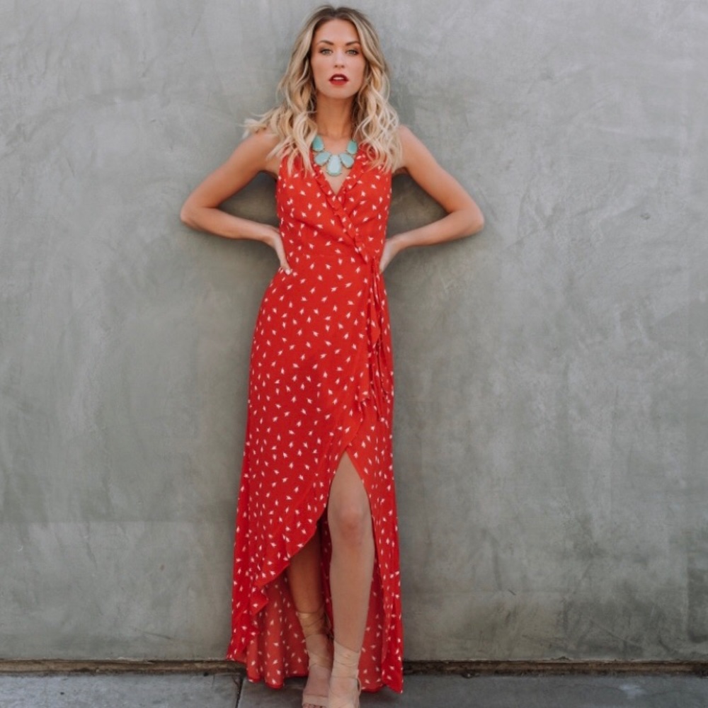 VICI Collection Wrap Dress